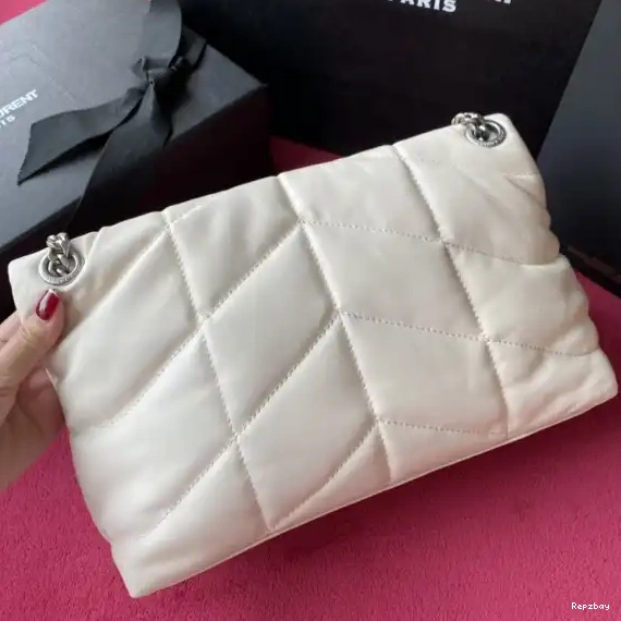 Rep ladies REP IN QUILTED LAMBSKIN SMALL BAG YSL PUFFER 0623
